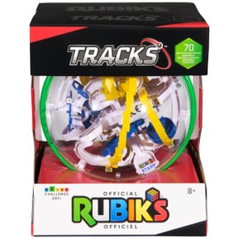 Rubik’s Cube, Rubik’s Tracks 70 3D Gravity Maze & 3D Puzzle Game with 70 Obstacles, Challenging Problem-Solving Brain Teaser, Fidget Toy, Sensory Puzzle for Adults, Teens, Kids, for Ages 8 & Up