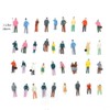 ZJIA OO Gauge 1:75 Scale Mixed Painted Model People Figure