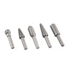 HALJIA 5 Piece Rotary File Rasp Carbide Burrs Set Wood