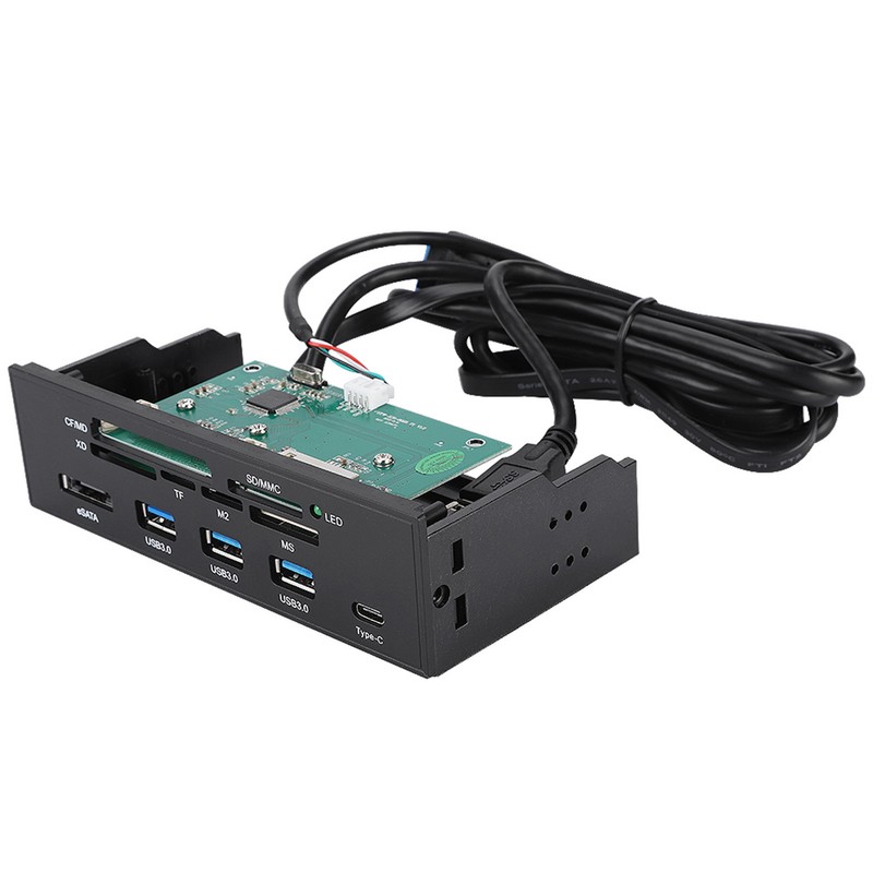 5.25inches Multifunction Internal Card Reader Dashboard PC Front Panel