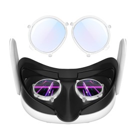 Prescription Lens for Esimen Quest 3, Myopia Lens for Quest 3, Lens Prescription Blue Light Blocking Lenses, Lens Protection Frame, Lightweight Anti-Scratch Magnetic Myopia Glasses for Quest 3- Comes