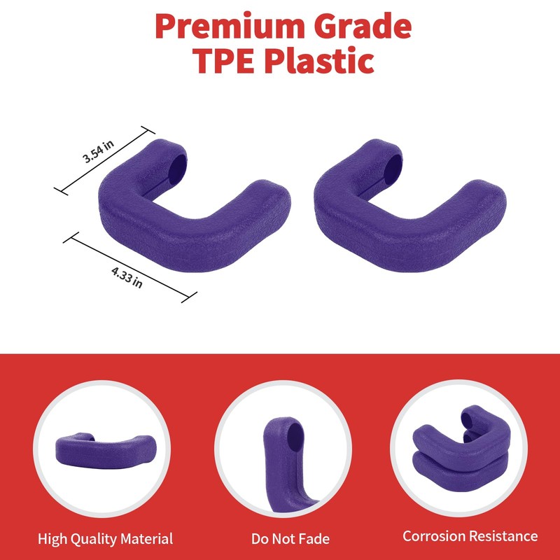 SQQP Bumper Tow Hook Covers Compatible with Ford Bronco 2021-2024+Exterior