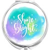 NewCharms Shine Bright Compact with Mirrors - Perfect Pocket and