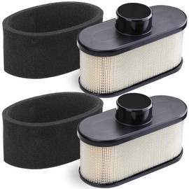 Emmawin 2 Pack FR691V Air Filter for Kawasaki FR651V FR730V FS481V FS541V FS600V FS651V FS691V FS730V Engine, Replace 11013-7046 Pre Cleaner 11013-0726 Air Filter