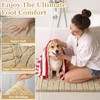 Homcomoda Bath Mats Sets 5 Piece, Boho Bathroom Rugs Absorbent