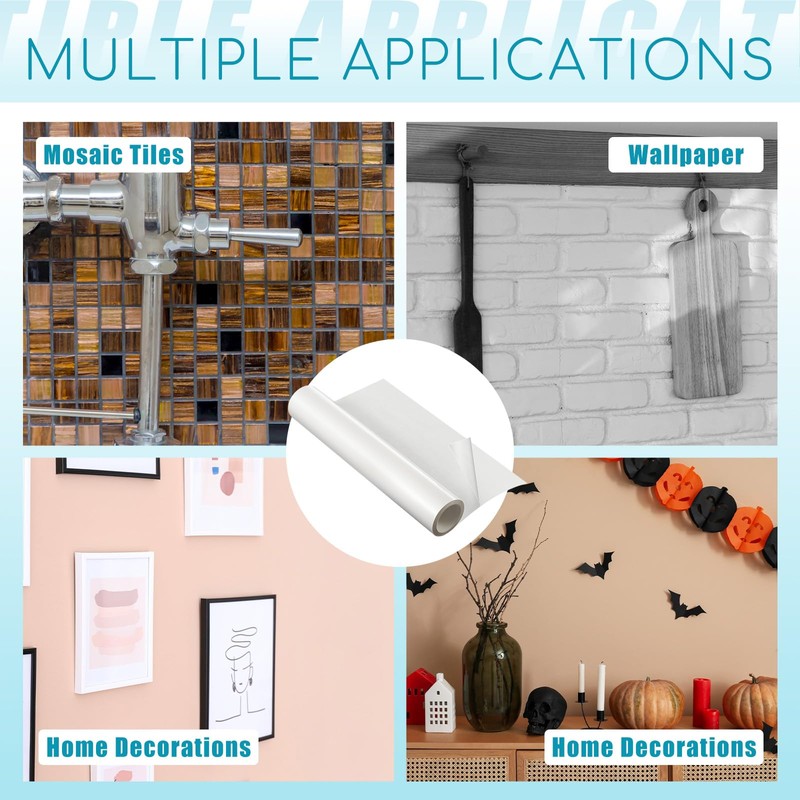 Innconee 12 x 200 Inch Adhesive Tile Mat Double Sided