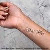 4 x 'Best Man' Temporary Tattoos - Water Resistant, Skin-Safe,