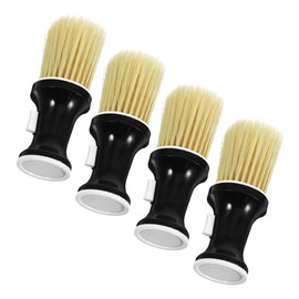 Vaguelly 4pcs Detachable Soft Bristle Neck Duster Brush for Hair Salon Cleaning and Scalp Massage Hair Cutting Tool for Home and