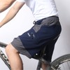 2 In 1 Padded Bike Shorts with Pockets Men Breathable