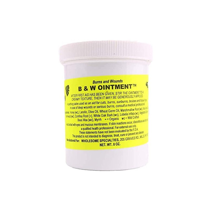 Amish Burn Salve Cream Ointment For Healing Wounds, Scars, And