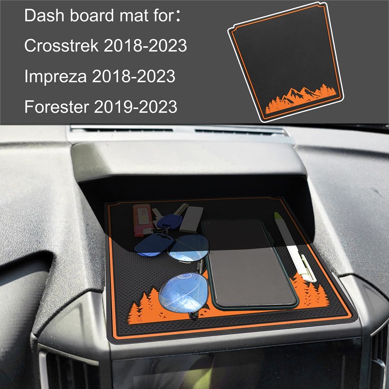 SENSHINE Dash Dashboard Cover Mat for Subaru Forester Accessories 2019-2023