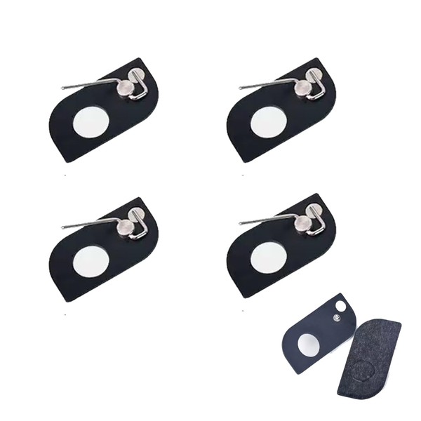 KURUGEILI 4pcs Magnetic Metal Archery Arrow Rest with Adhesive Back