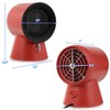 COSTWAY 2 in 1 Mini Electric Space Heater Cooling Fan,