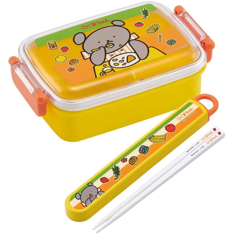 Skater KB7-A Children's Lunch Bag, Drawstring Bag, Koguma-chan, Made in