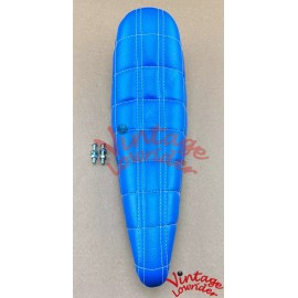 Vintage Lowrider Polo Banana Seat Vinyl Double Line 20" Stingray Bike BLUE.