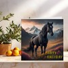 Horse Birthday Card Horses Design Greeting Card 145 x 145mm