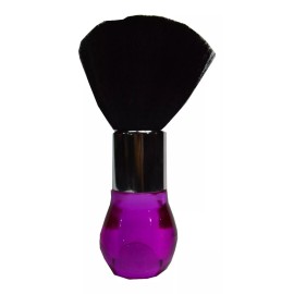 variable Bledo Barber Sacudidor De Cabello Mango De Cristal Morado