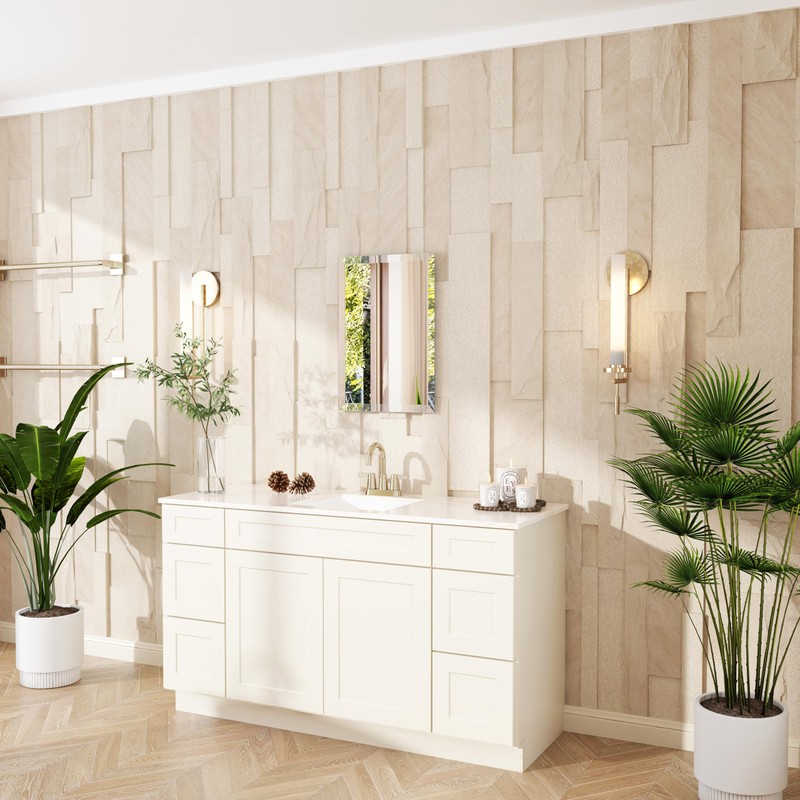 VocalStar Frameless Bathroom Mirror, 16" x 24" Rectangle Wall Mirror
