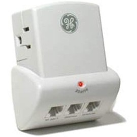 GE SU-93905 2-Outlet Wall Mounted Surge Suppressor with Phone/Laptop Protect