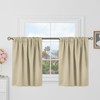 BGment Short Curtains 36 Inch Length for Small Windows -