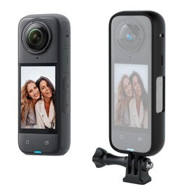 Frame Cage for Insta 360 X4, Protective Case with 1/4in Thread for Insta 360 X4, Action Camera Frame Mount Housing Case for Insta 360 X4