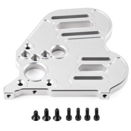 RC Dual Motor Mount Bracket for 1/7 Arrma Kraton 8S, Arrma Outcast 8S Upgrade Parts (Silver)