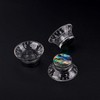 Alnicov Guitar Contral Knobs,Silver Electric Guitar Speed Knobs With Abalone