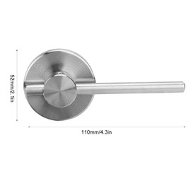 Vacant Engaged Indicator Bolt, Vacant Occupied Toilet Door Lock, Chrome Deadbolt Privacy Partition Latch for WC Public Restroom Bathroom