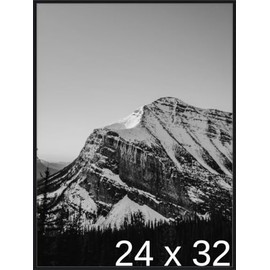 Frame It Easy 24 5/8 x 32 5/8 Satin Black Metal Frame (Ashford) 24.6x32.6 inches