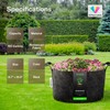 VIVOSUN 1 Pack 100 Gallon Grow Bag, Fabric Pot with