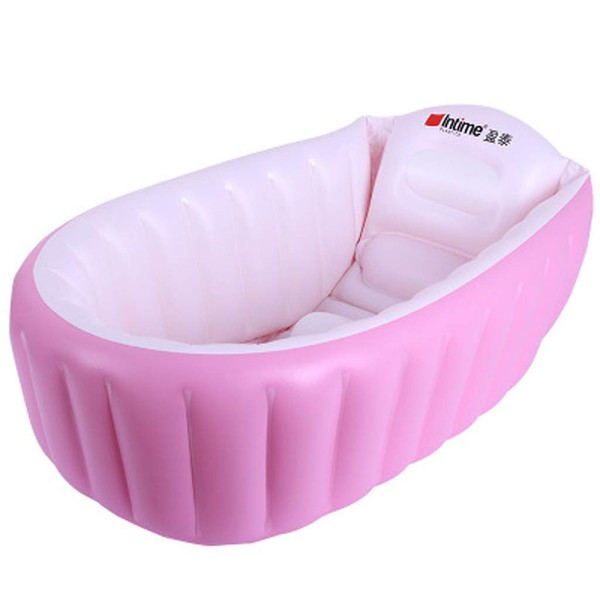 SuperLi Inflatable Baby Bathtub, Kid Infant Toddler Infant Newborn Inflatable