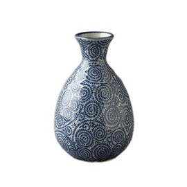光陽 Pottery Clove Blue Approx. 8.2 X 13.5 Octopus arabesque 2 Faux Clove 23327