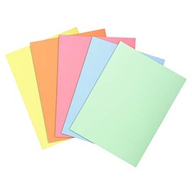 Exacompta - Ref 850300E - Super Square Cut Folders - 22 x 31cm in Size, Suitable for Storing & Holding A4 Documents, 60gsm Material - Assorted Colours (Pack of 30)