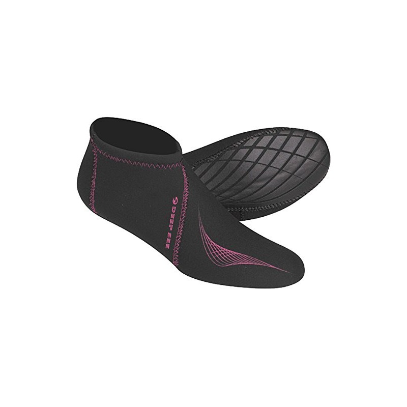 Deep See Low Tide Dive Socks with Grip, Size 6-7/Small,