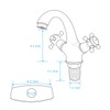 Aolemi Bathroom Sink Faucet Oil Rubbed Bronze Single Hole Double