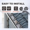 TOPDURE TDRD 120 feet Roof & Gutter Snow De-Icing Kit,