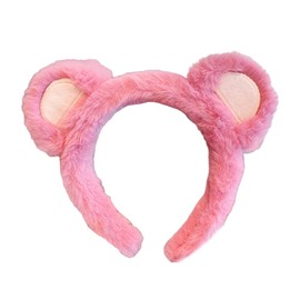 appuivbt Womens Bear Ears Headband Winter Thick Plush Hair Hoop Women Makeup Headband Bandana Hair Accessories