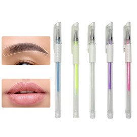 Pmu Eyebrow Microblading Marker Pen Colorful Skin Position White Pink Mapping Mark Pen Beauty Spmu Brow Lip Mark Tools