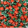 Strawberry Filled Buttons – Red Hard Candy Shell with Soft