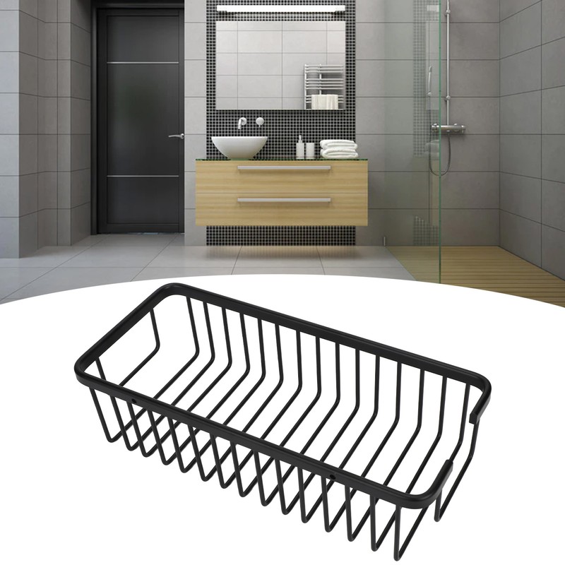 Wall Storage Rack Space Aluminum Rust Proof Large Capacity Kitchen