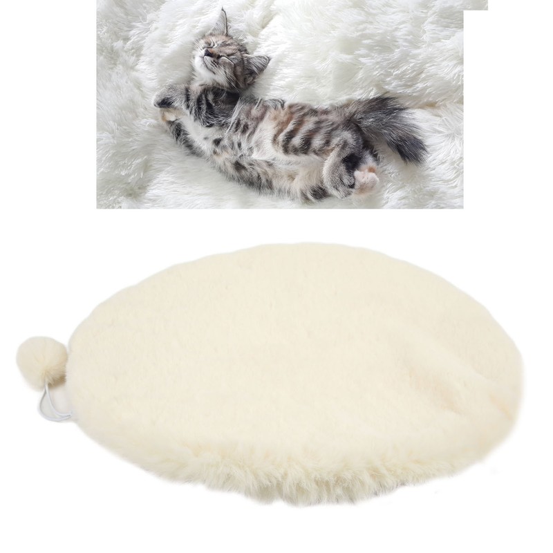 Round Pet Sleeping Mat Warm Comfy Round Pet Bed Mat