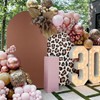 Chumia 2 Pcs Leopard Print Arch Covers Cheetah Backdrop Covers