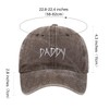 COSFAN Daddy Baseball Hat, DAD Hats, Embroidered Adjustable Daddy Hats,