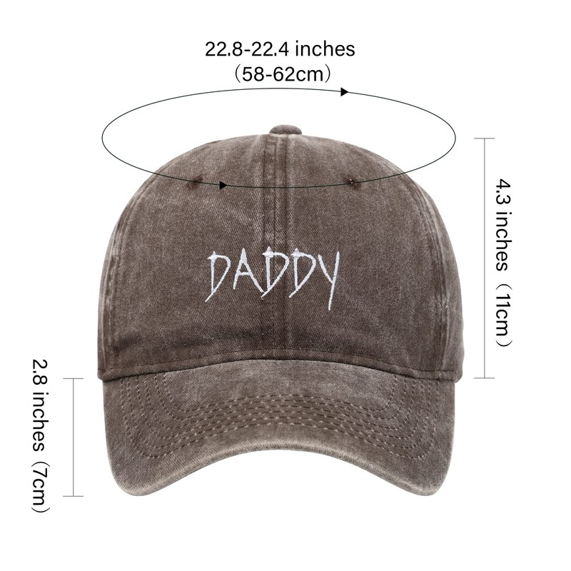COSFAN Daddy Baseball Hat, DAD Hats, Embroidered Adjustable Daddy Hats,