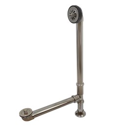 Kingston Brass CC2086 Vintage Clawfoot Tub Drain, 20-1/4"~22-5/8" x 7" (L) x 3" (W) x 14-1/4"~5" (H), Polished Nickel