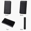 DONNAIN Premium Full-Grained Leather RFID Passport Holder for Travel, Multifunctional