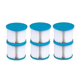 CleverSpa 80mm x 100mm Hot Tub Spa Replacement Water Filter Cartridges (6 pack)