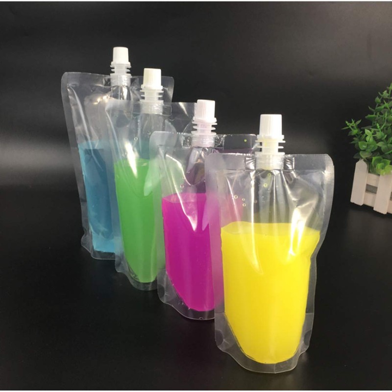 ABSOK Drinks Bags, Pack of 50 Drinking Containers, Foldable Bottles,