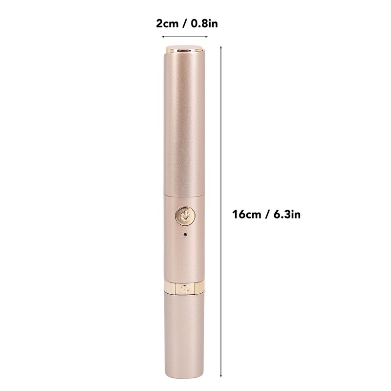 2 in 1 Heated Eyelash Curler Eyebrow Hair Remover Double