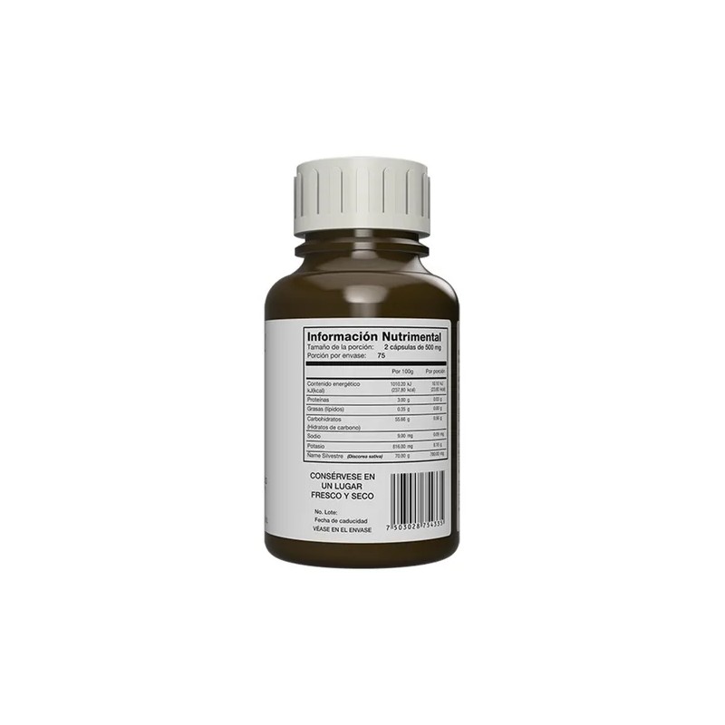 Adaptoheal Ñame Silvestre 150 Cápsulas Sabor Sin Sabor
